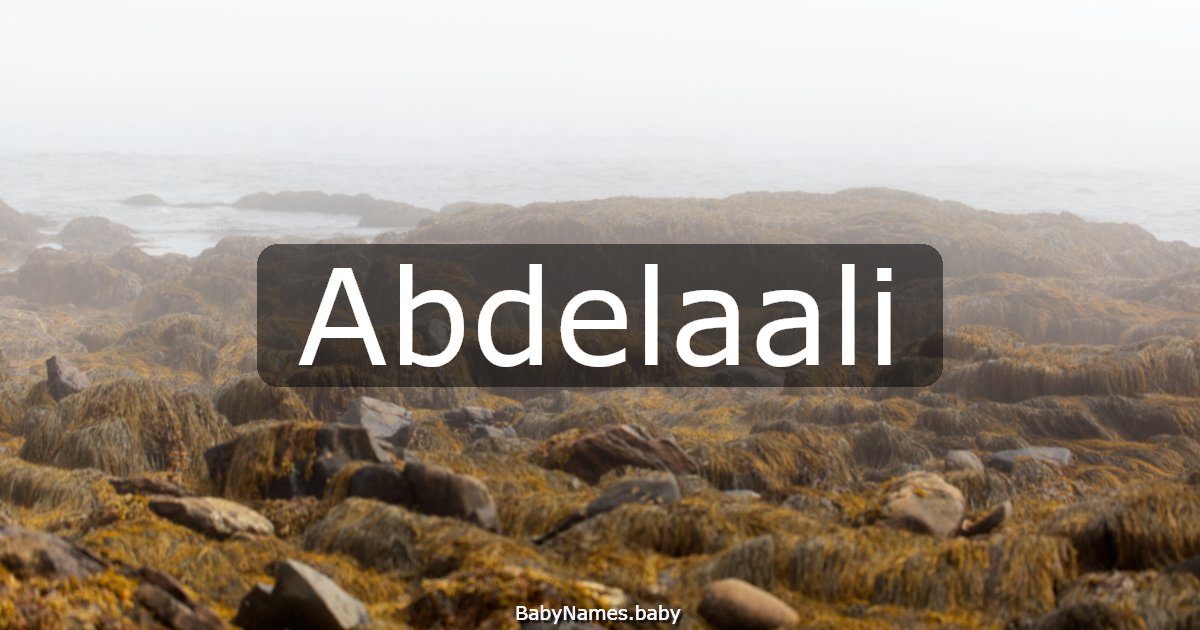 Abdelaali