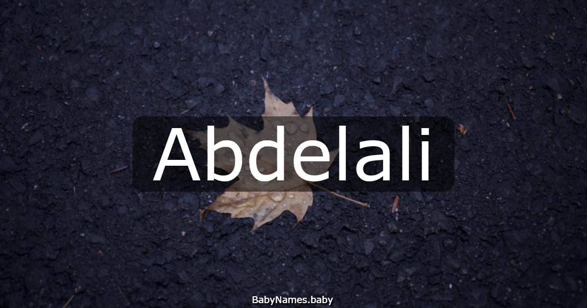 Abdelali