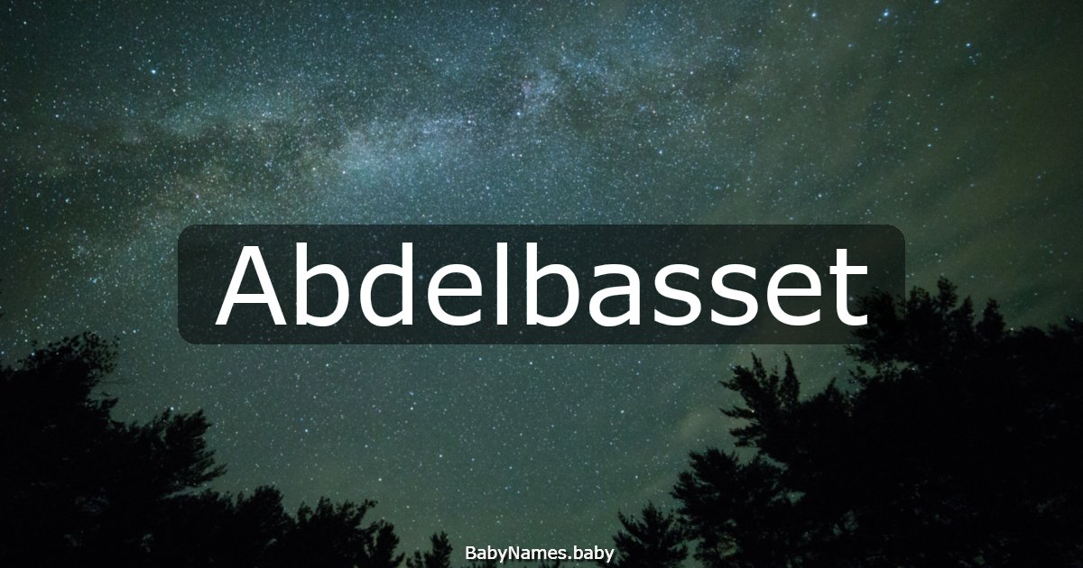 Abdelbasset
