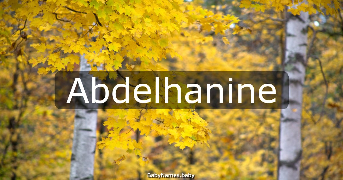Abdelhanine