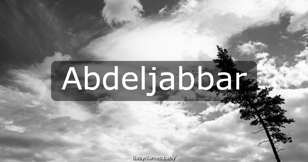 Abdeljabbar