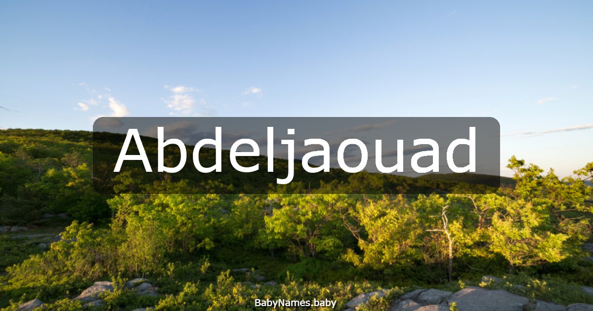 Abdeljaouad