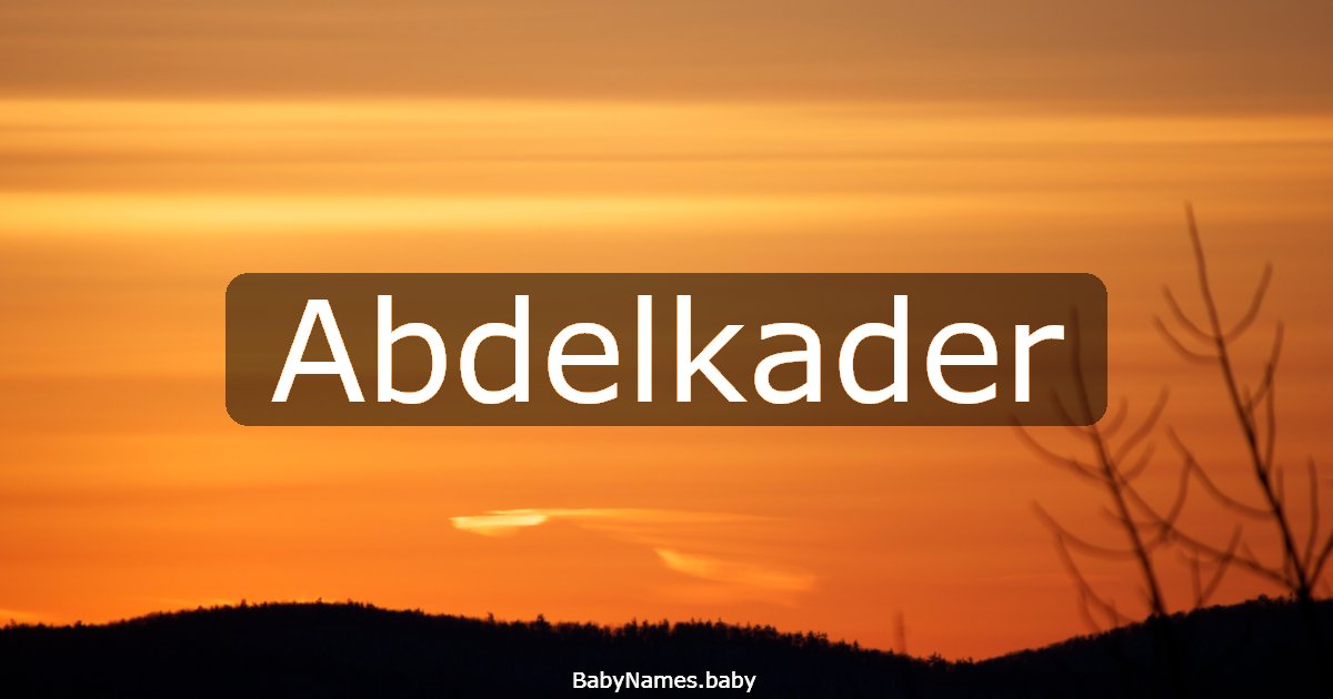 Abdelkader