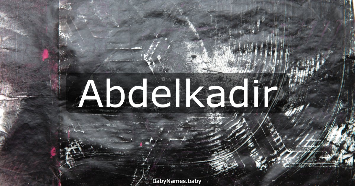 Abdelkadir