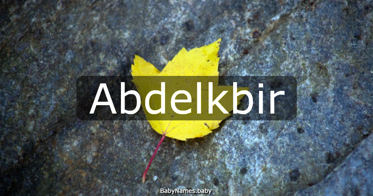 Abdelkbir