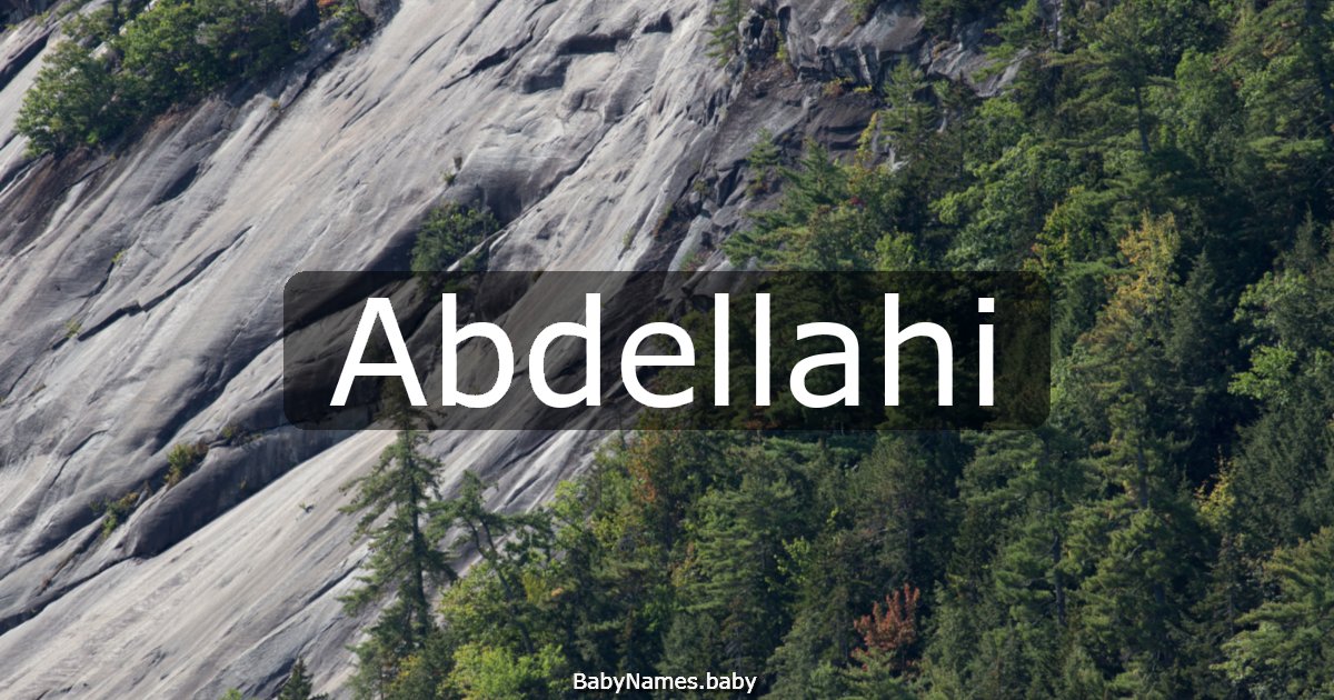 Abdellahi