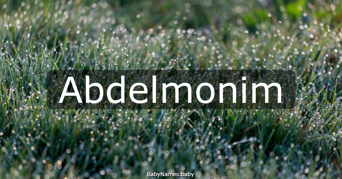 Abdelmonim