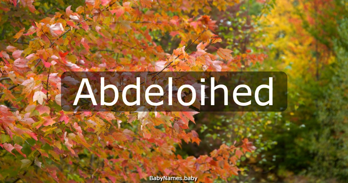 Abdeloihed