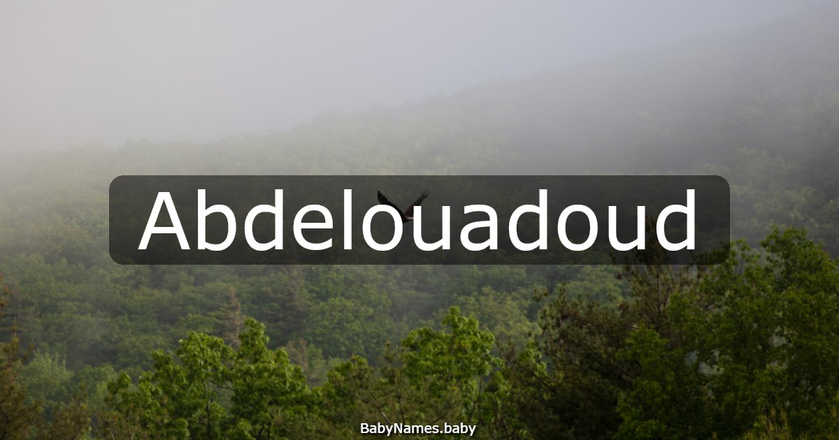Abdelouadoud