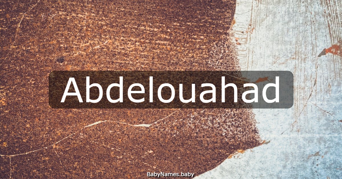 Abdelouahad