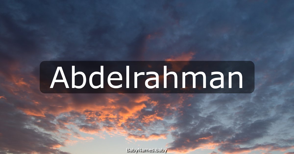 Abdelrahman