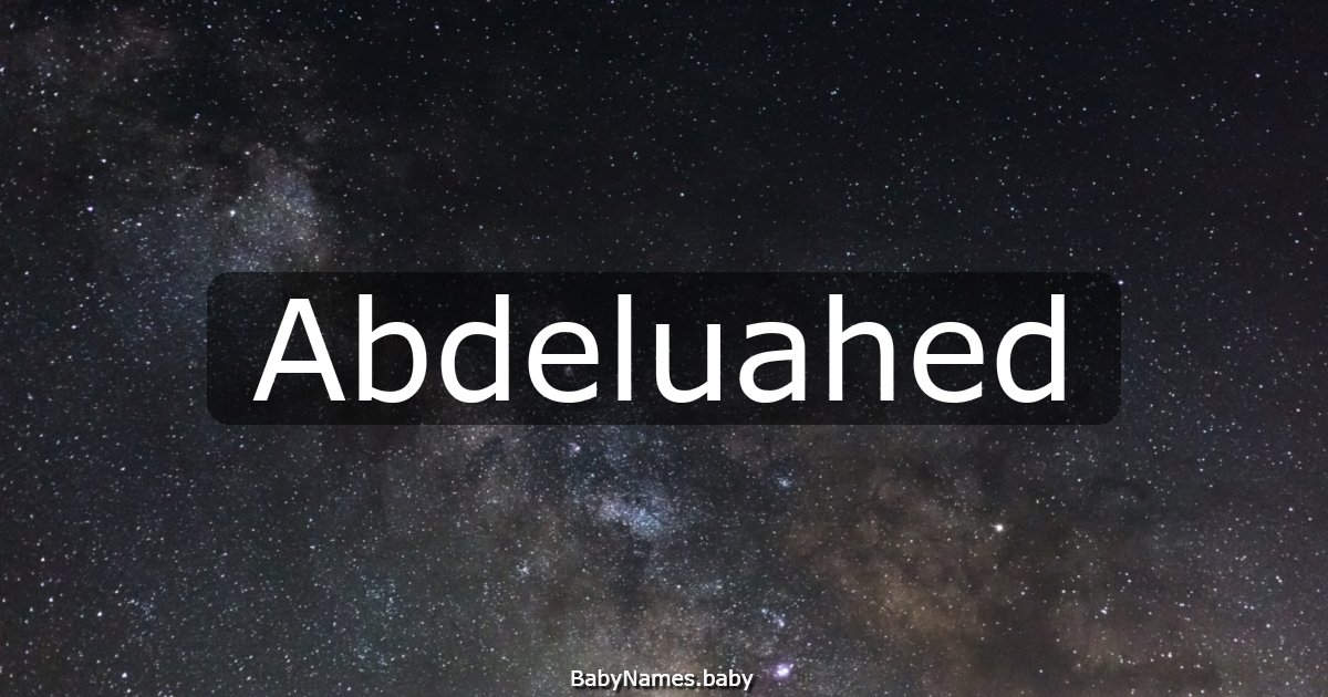 Abdeluahed