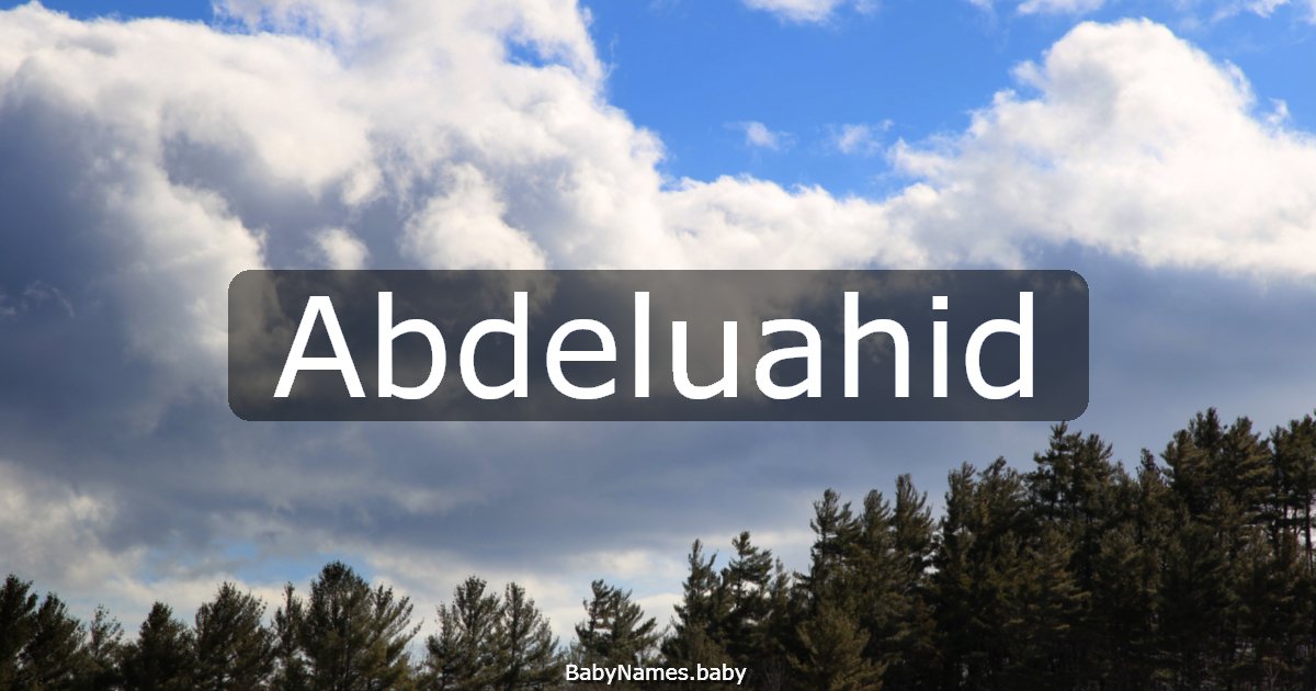 Abdeluahid