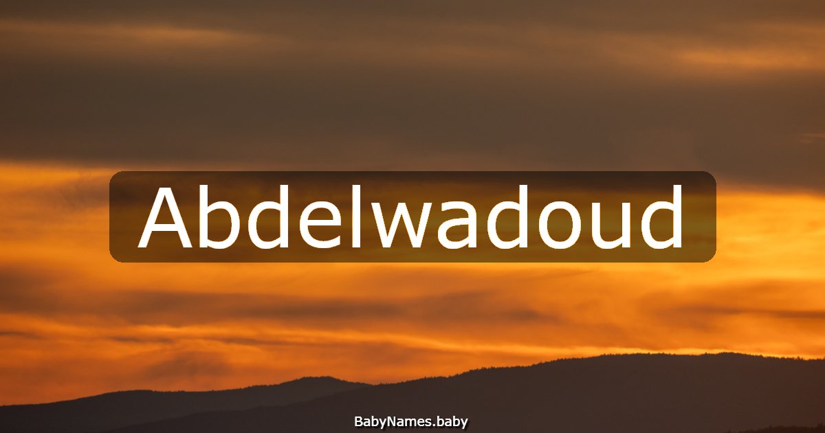 Abdelwadoud