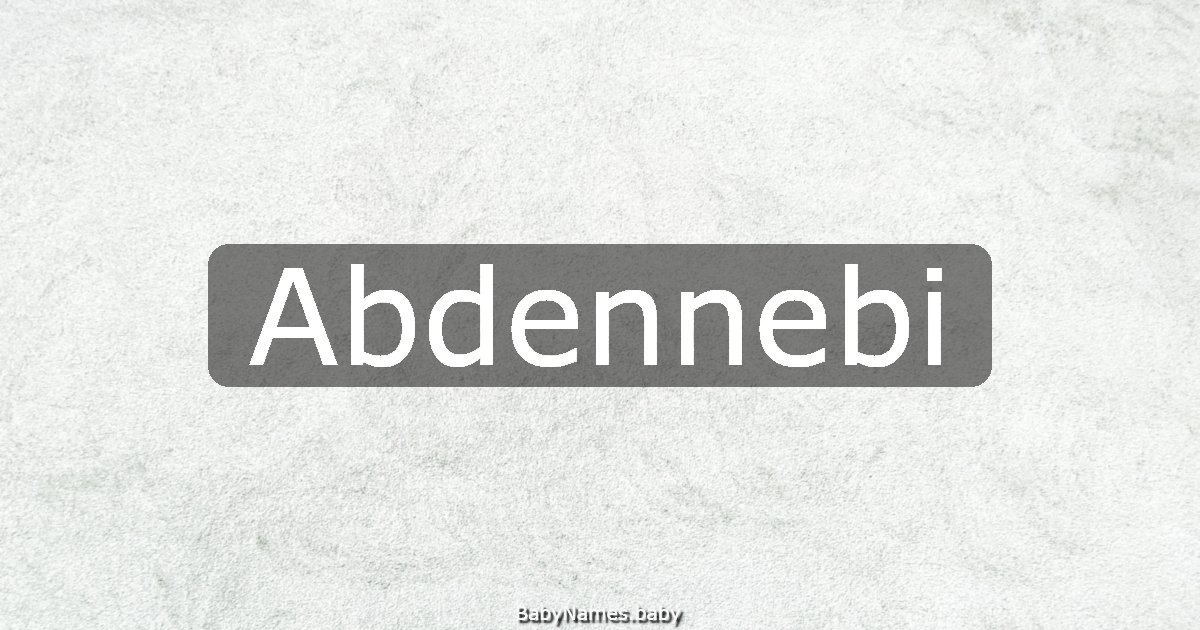 Abdennebi