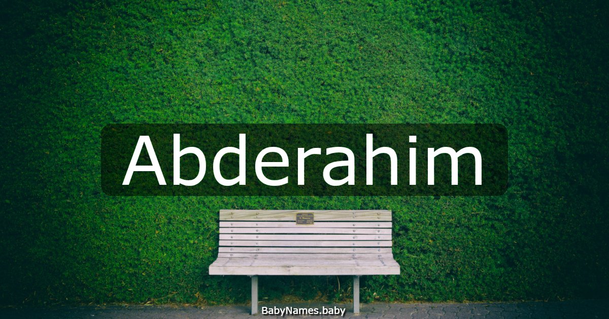 Abderahim