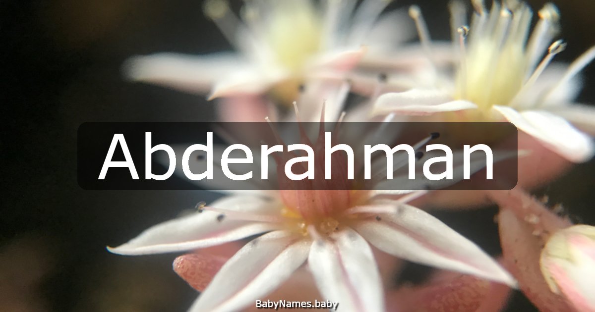 Abderahman