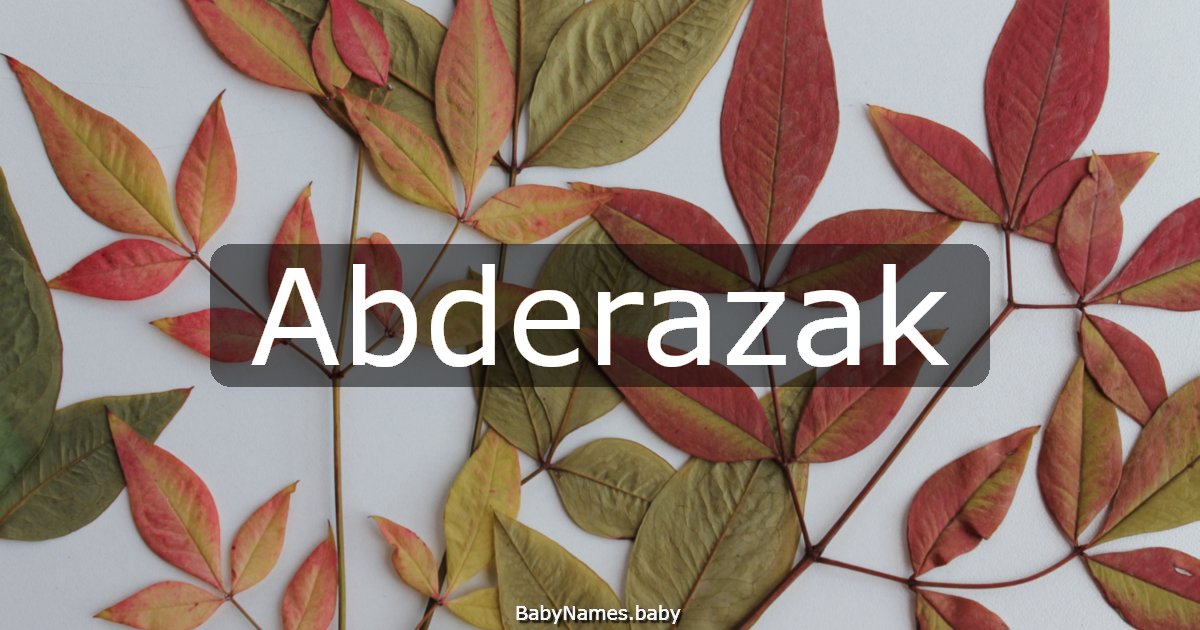 Abderazak
