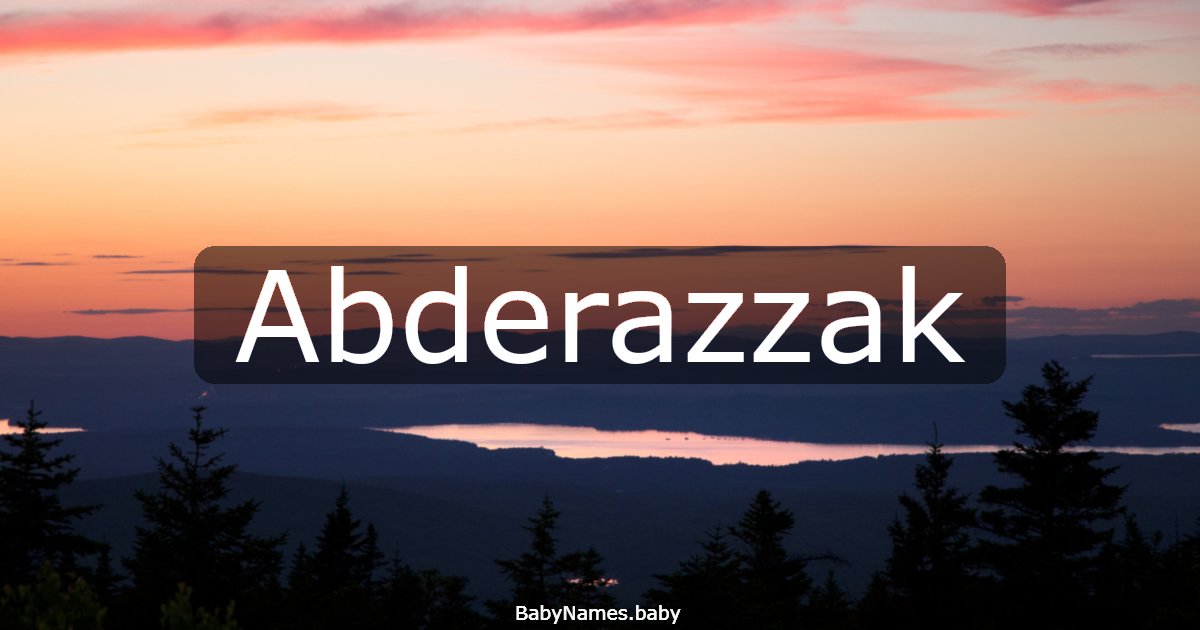 Abderazzak