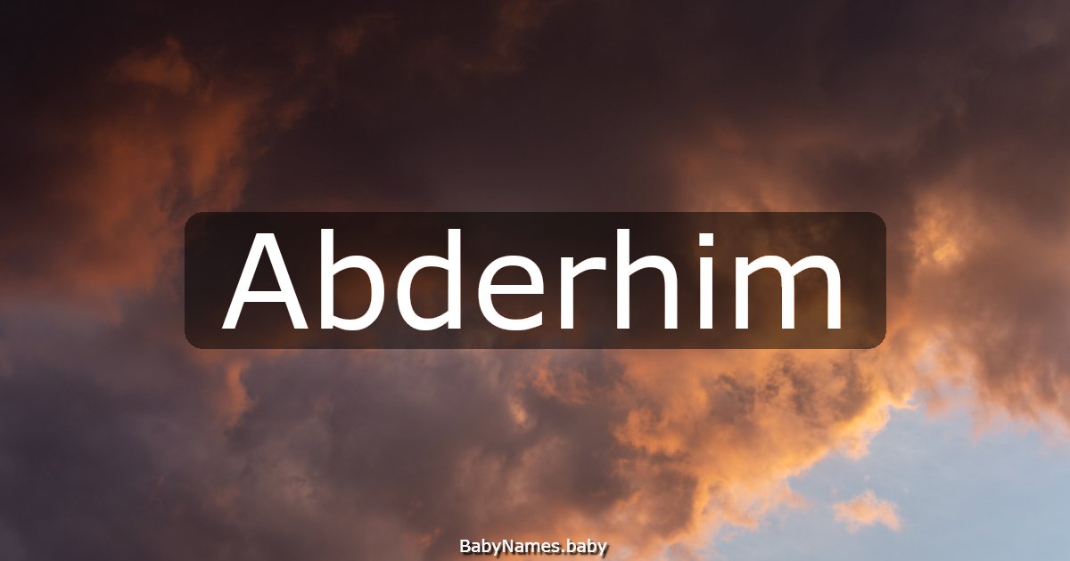 Abderhim