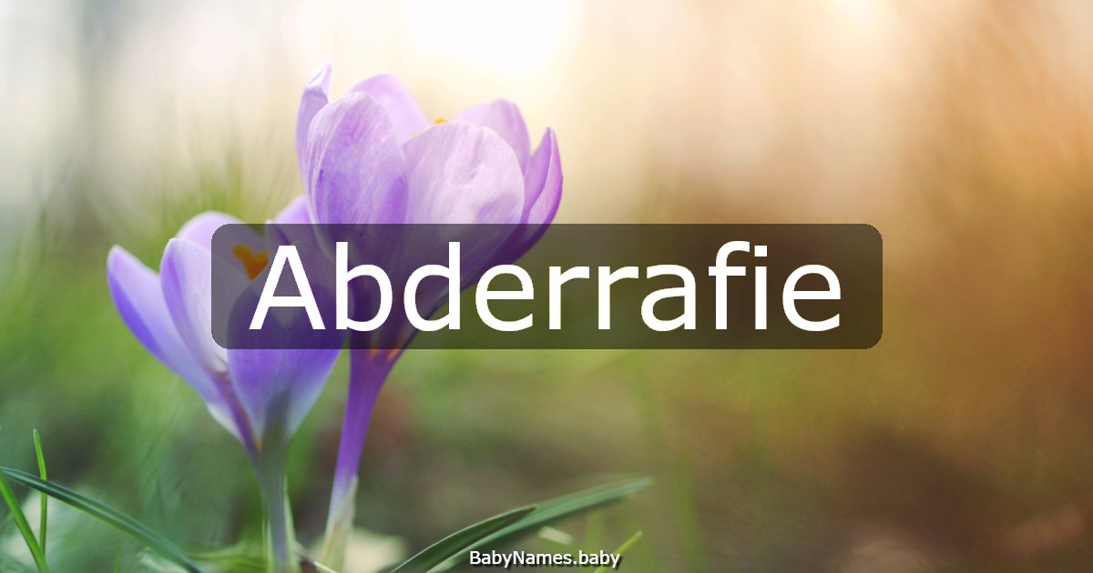Abderrafie