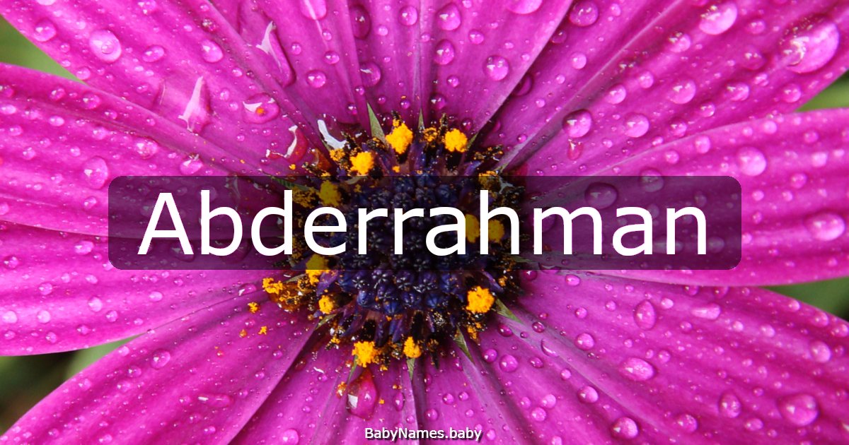 Abderrahman