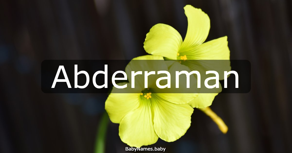 Abderraman