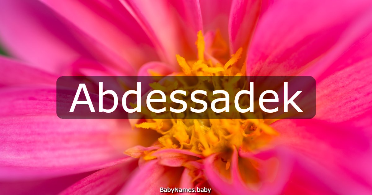 Abdessadek
