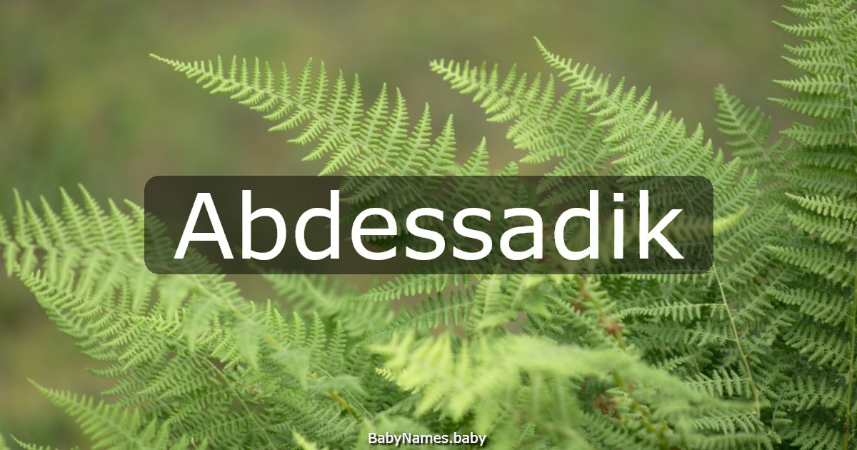 Abdessadik