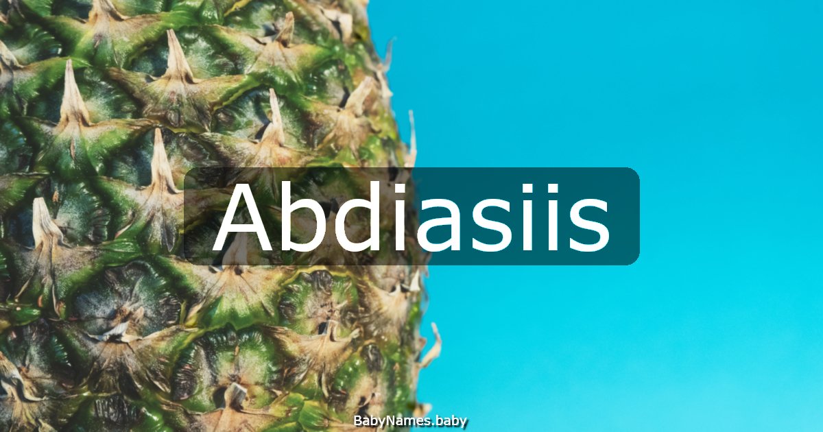 Abdiasiis
