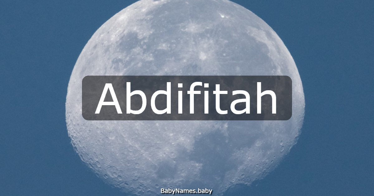 Abdifitah