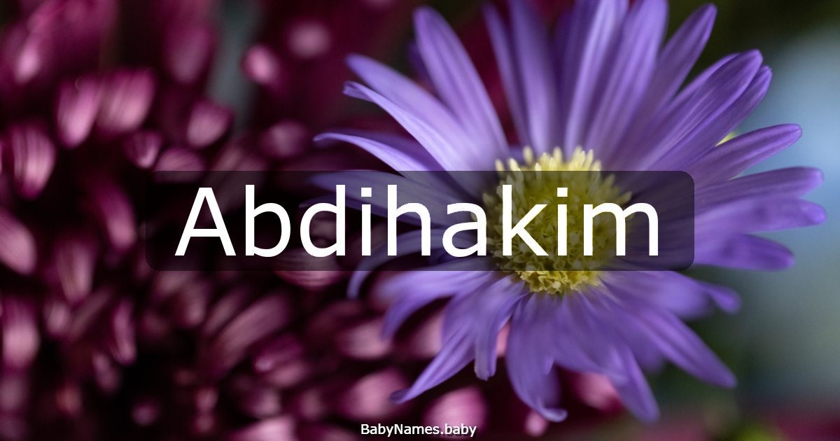 Abdihakim