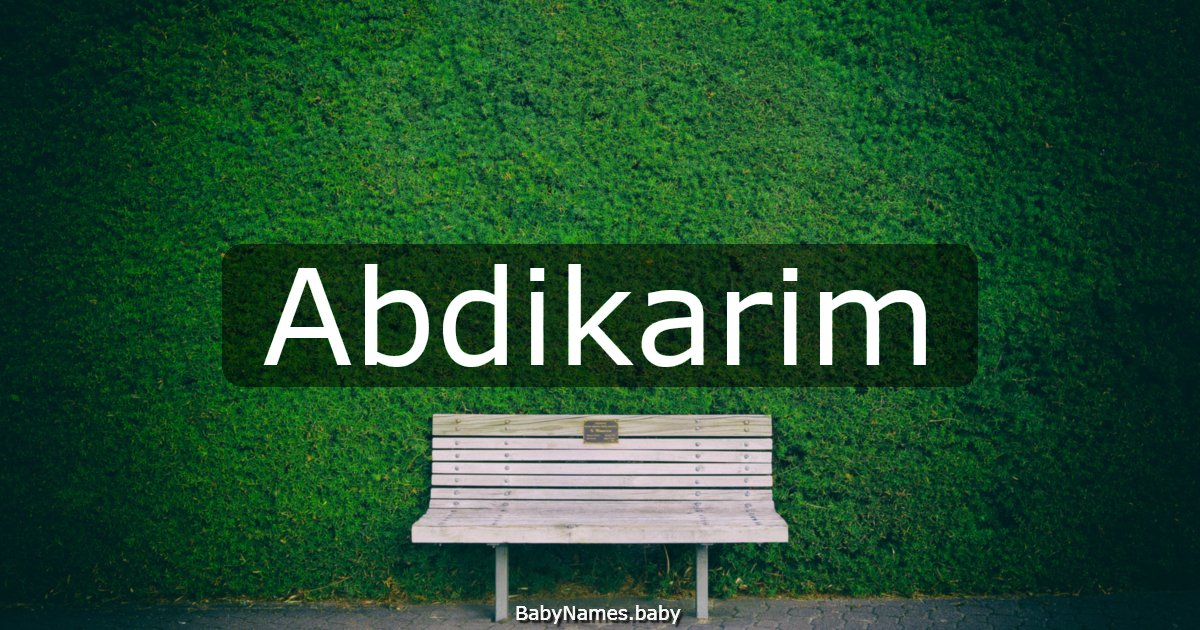 Abdikarim