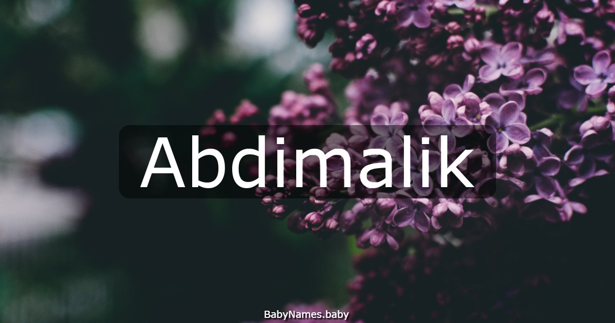 Abdimalik