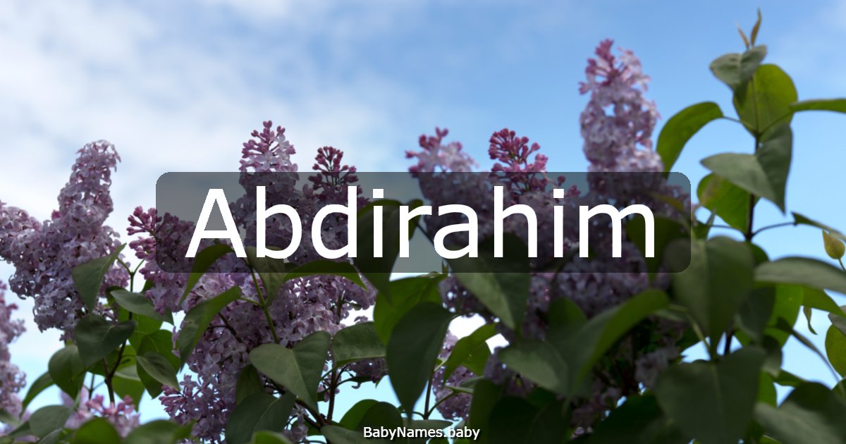 Abdirahim