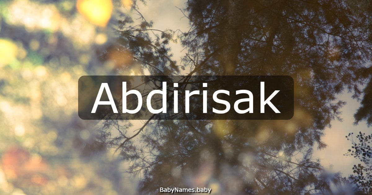 Abdirisak