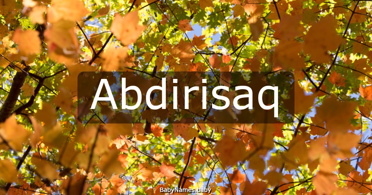 Abdirisaq