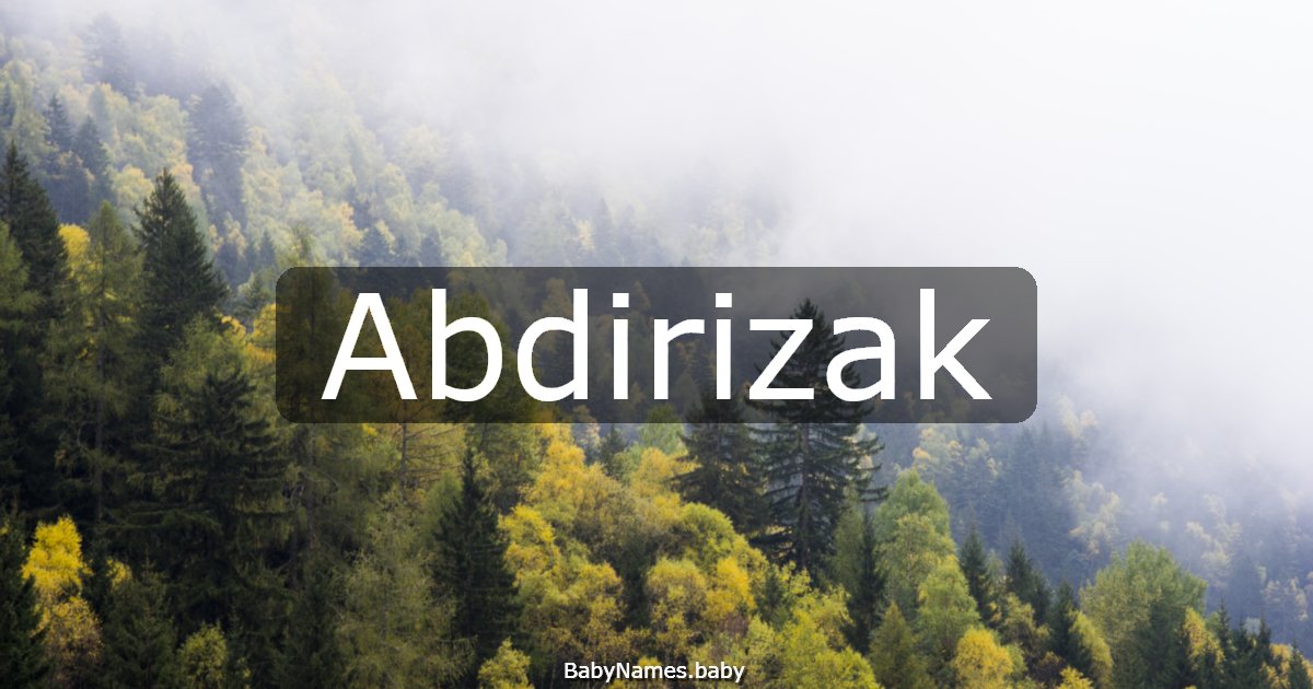 Abdirizak