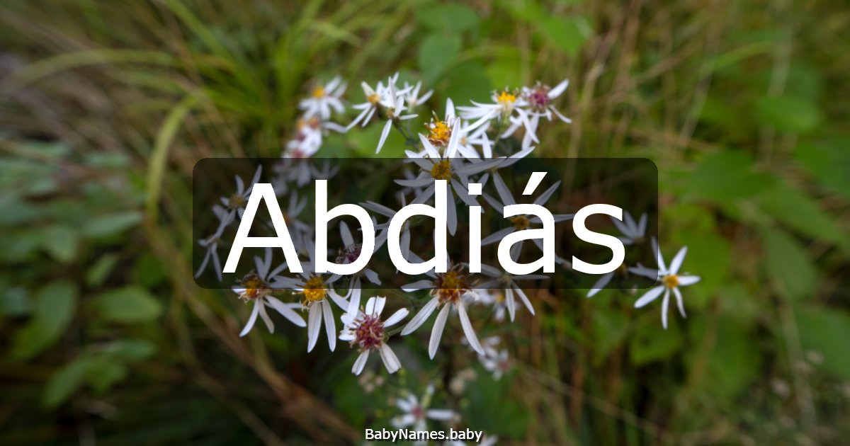 Abdiás