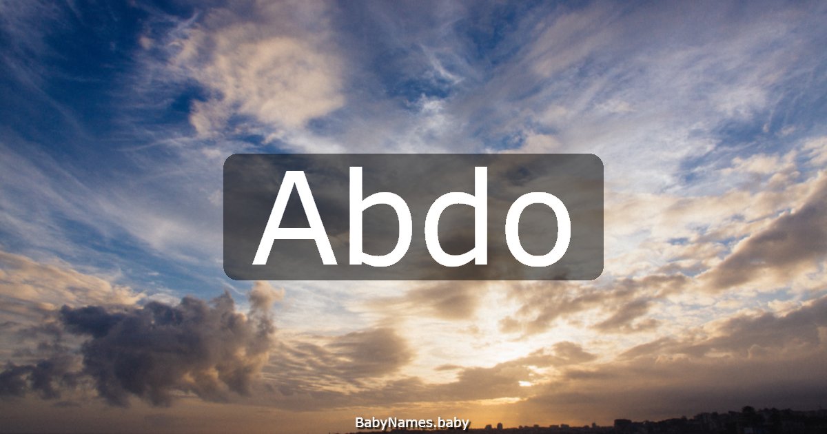 Abdo