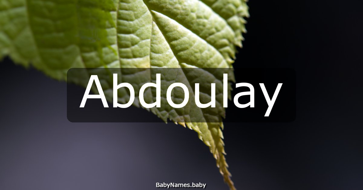 Abdoulay