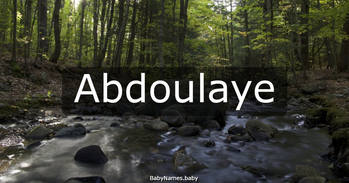 Abdoulaye