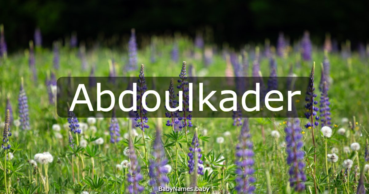 Abdoulkader