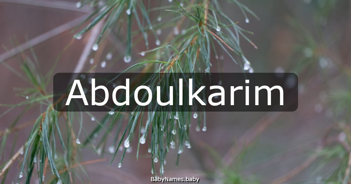 Abdoulkarim