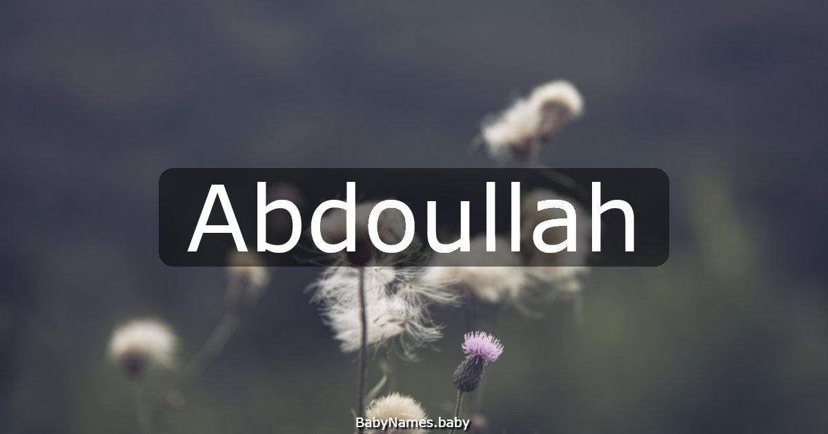 Abdoullah