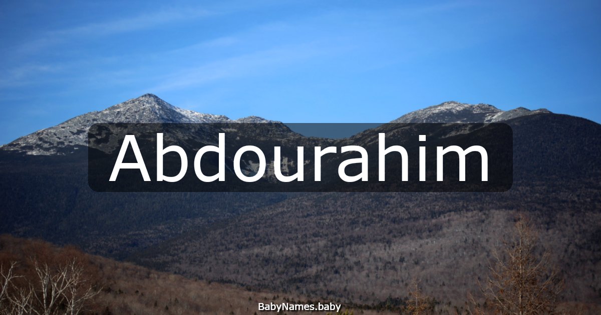 Abdourahim