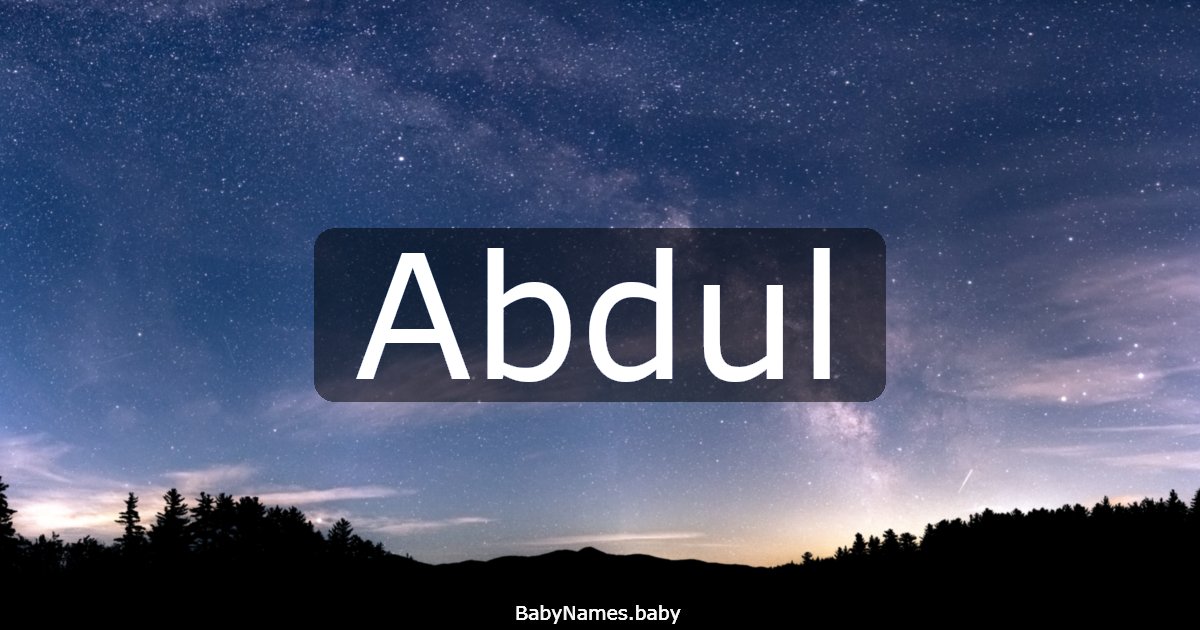 Abdul
