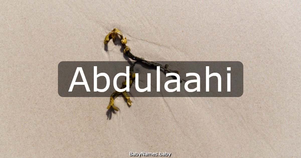 Abdulaahi