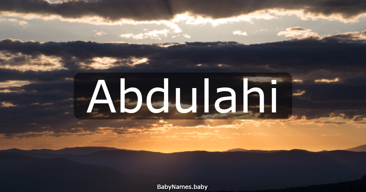 Abdulahi