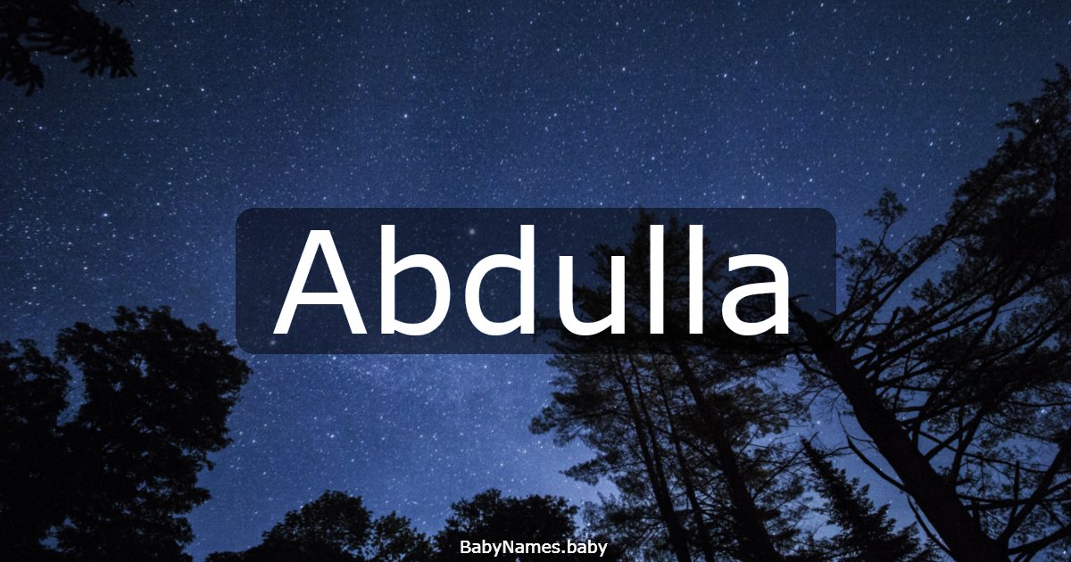 Abdulla